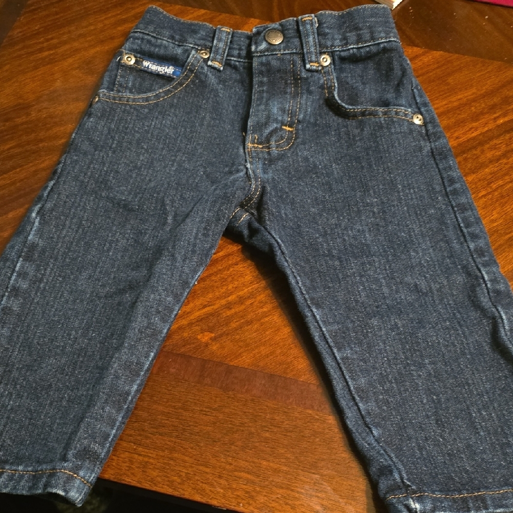 Wrangler Blue Straight-Leg Jeans Classic Denim